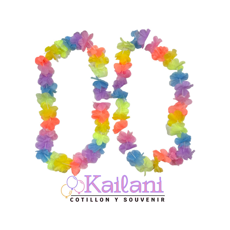 COLLAR HAWAIANO PASTEL *12U