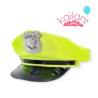 GORRO DE POLICIA AMARILLO NEON *1U
