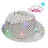 SOMBRERO CON LENTEJUELA LED *1U