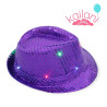 SOMBRERO CON LENTEJUELA LED *1U
