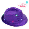 SOMBRERO CON LENTEJUELA LED *1U