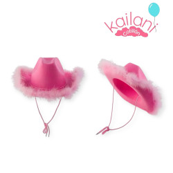 COWBOY VAQUERO CON BOA ROSA...