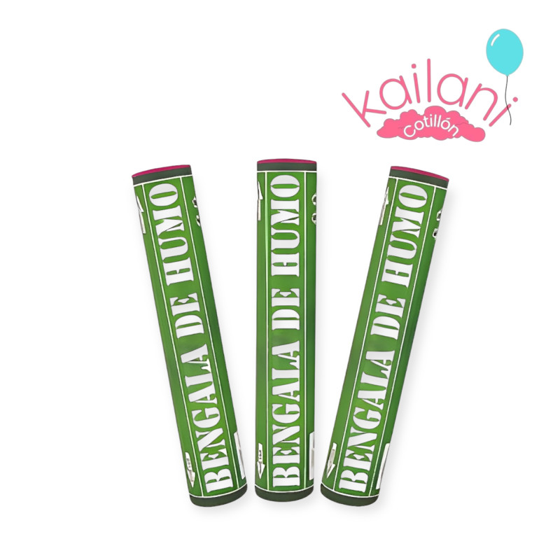 BENGALA DE HUMO VERDE *6U