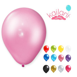 GLOBO ROSA PERLADO 9" *25U