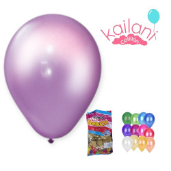 GLOBO ROJO PERLADO 9" *25U