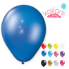 GLOBO AZUL PERLADO 9" *25U
