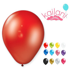 GLOBO VERDE MANZANA PERLADO 9" *25U