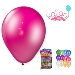 GLOBO VERDE MANZANA PERLADO 9" *25U