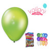 GLOBO VERDE MANZANA PERLADO 9" *25U