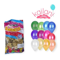 GLOBO VERDE PERLADO 9" *25U