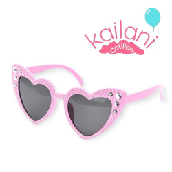 LENTE CORAZON ROSA CON STRASS *1U