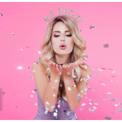 VINCHA ME RECIBI ROSA GOLD *1U