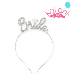 VINCHA BRIDE PLATEADA *1U