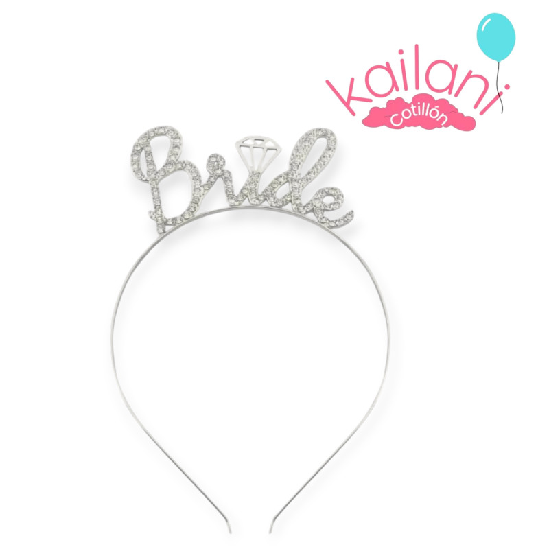 VINCHA BRIDE PLATEADA *1U