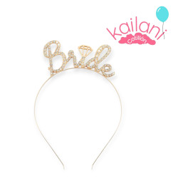 VINCHA BRIDE DORADA *1U