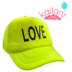 GORRA TRUCKER AMARILLO FLUO...