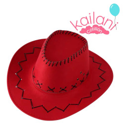 SOMBRERO COWBOY ROJO *1U