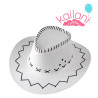 SOMBRERO COWBOY BLANCO *1U