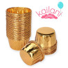 CUPCAKE DORADO METALIZADO *50U