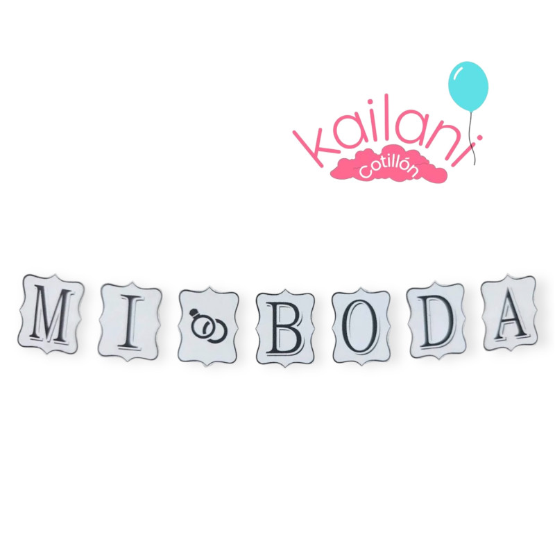 BANDERIN MI BODA *1U