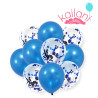 SET DE GLOBOS AZUL *10U
