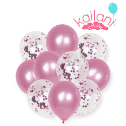 copy of SET DE GLOBOS ROJO *10U