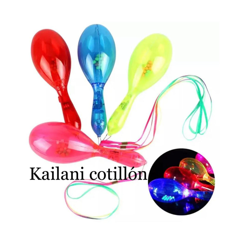 MARACAS LED MULTICOLOR *6U