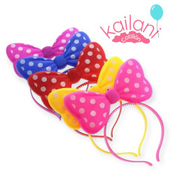 VINCHA MINNIE LED ROJA *6U