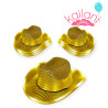 SOMBRERO COWBOY LED DORADO *1U