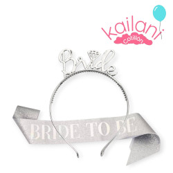 copy of SET VINCHA BRIDE Y BANDA BRIDE TO BE *1U