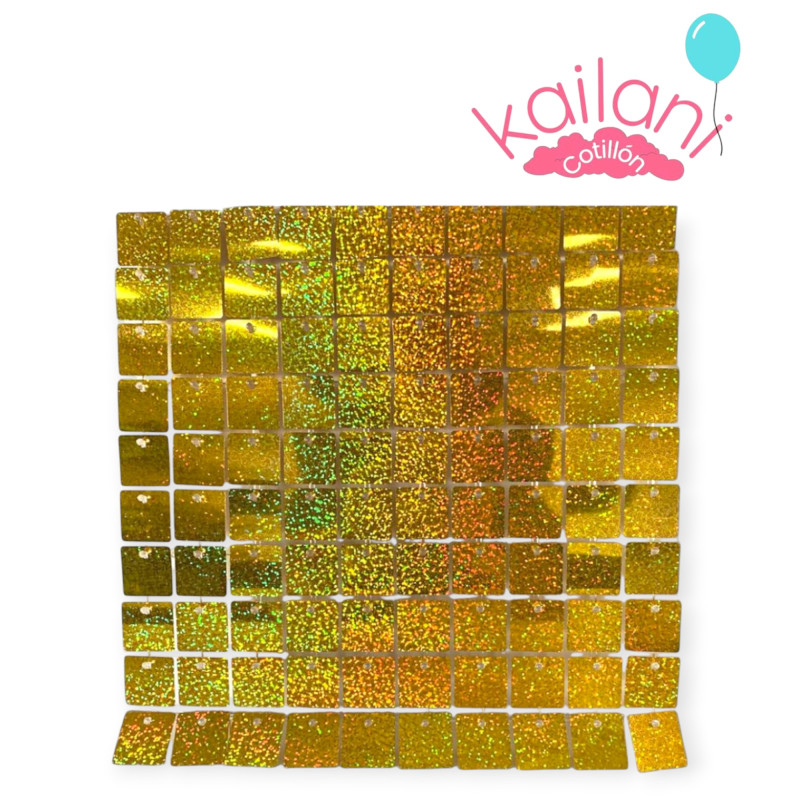 SHIMMER DORADO HOLOGRAFICA 30X30CM *1U
