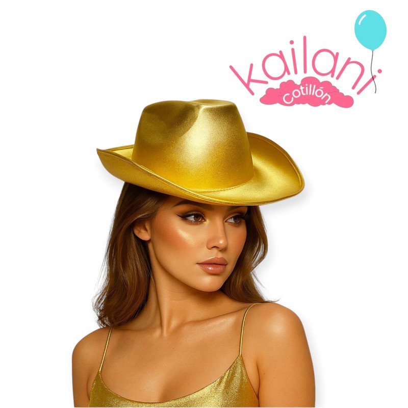 SOMBRERO COWBOY DORADO *1U