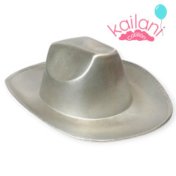 SOMBRERO COWBOY PLATEADO *1U