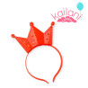VINCHA CORONA LED ROJO *6U