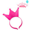 VINCHA CORONA LED FUCSIA *6U