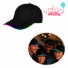 VISERA NEGRO LED MULTICOLOR *1U