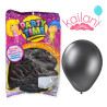GLOBO PERLADO 12" NEGRO *25U