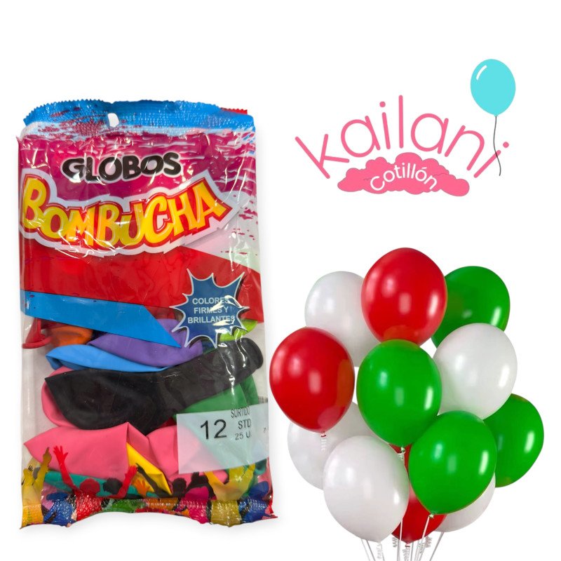 GLOBO STANDAR 12" SURTIDO *25U