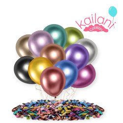 GLOBO CHROMADO 12" PLATEADO *50U