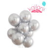 GLOBO CHROMADO 12" PLATEADO *50U