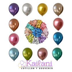 copy of GLOBO CHROMADO 12" DORADO *50U