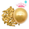 GLOBOS CROMADO 10" DORADO *50U