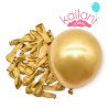 GLOBOS CROMADO 10" DORADO *50U