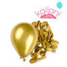 GLOBO CROMADO 5" DORADO *100U