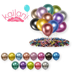 GLOBO CROMADO 5" PLATEADO *100U