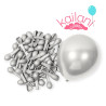 GLOBO CROMADO 5" PLATEADO *100U