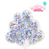GLOBO CRISTAL 12" CONFETI SURTIDO *50U
