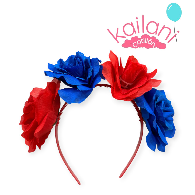 copy of VINCHA 4 FLORES ROJO *1U