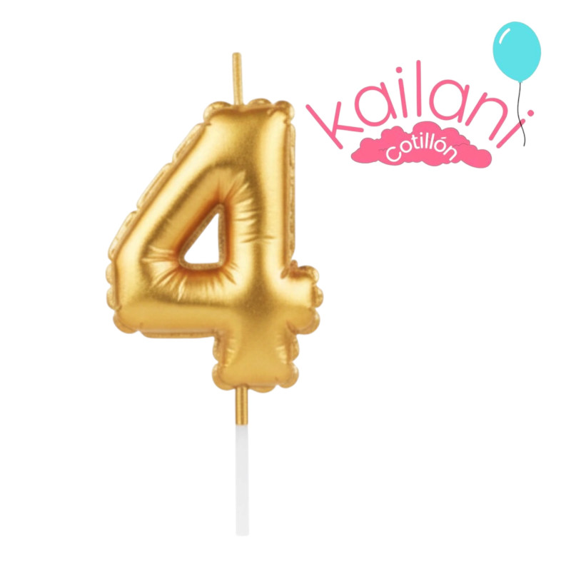 copy of VELA NUMERAL DORADO NUMERO 0 *1