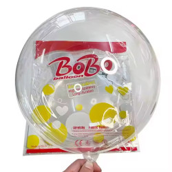GLOBO BURBUJA 24" + PALITO + LUZ *20U